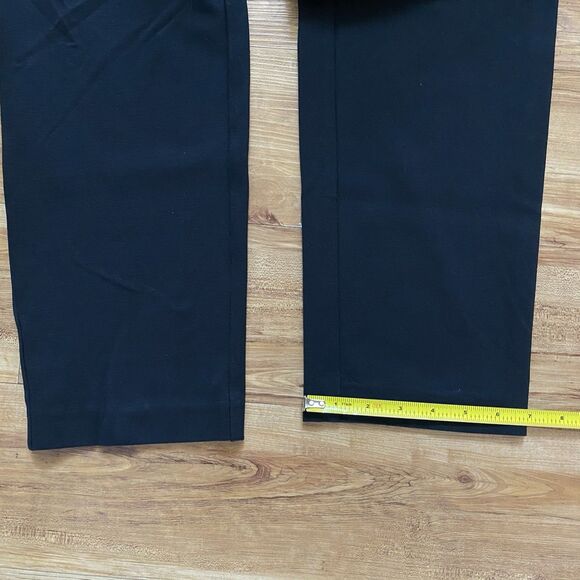 J. JILL M Black Ponte Slim Leg Pull-On Ankle Pants Business Casual Comfort Chic - Picture 11 of 16